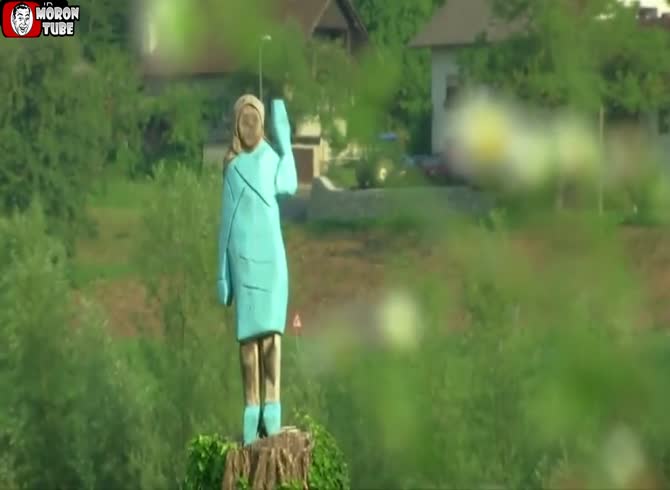Video :Melania Trump's artwork makes people laugh online